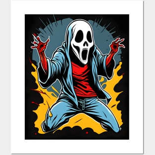 Ghostface Scream mask Posters and Art